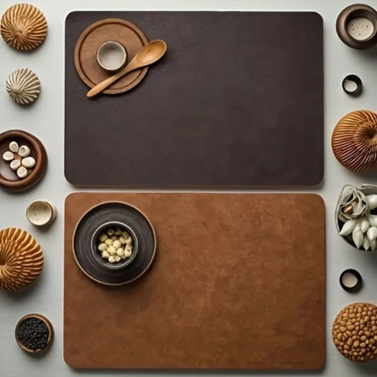Square Cowhide Placemat Set