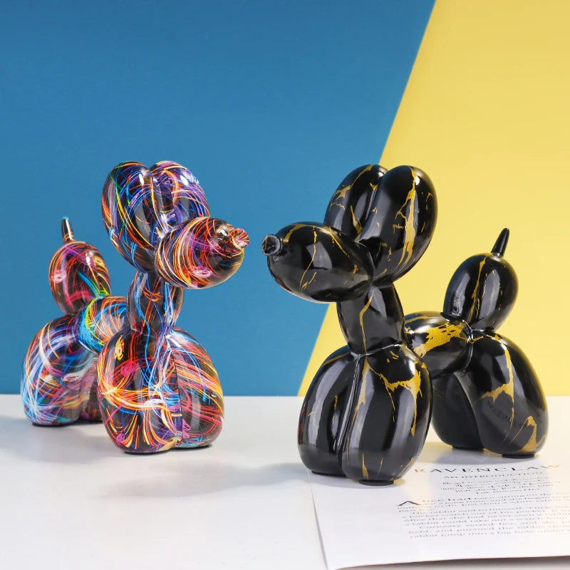 Balloon Dog Resin Sculpture