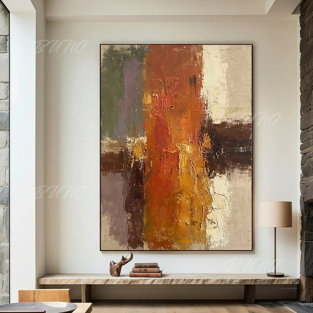 Modern City Textured Art