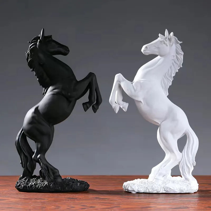 Victory Horse Resin Statue
