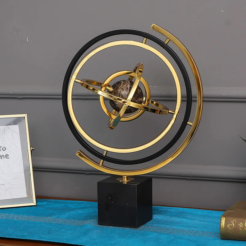 Metal Globe Ornament