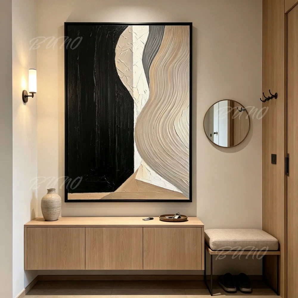 Wabi Sabi Textured Earth Art