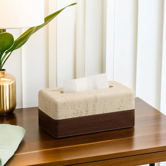Stone Ceramic Tissue Box