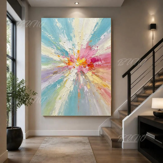 Thick Impasto Palette Painting