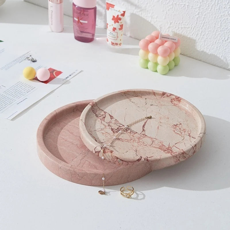 Pink Marble Aroma Tray