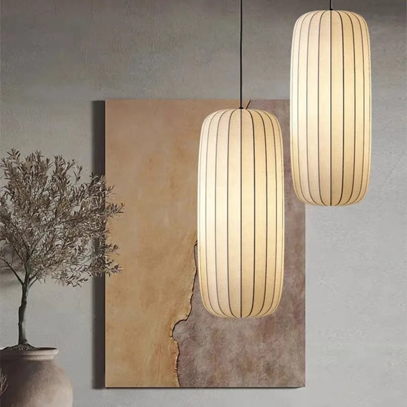 Wabi-Sabi Fabric Chandelier