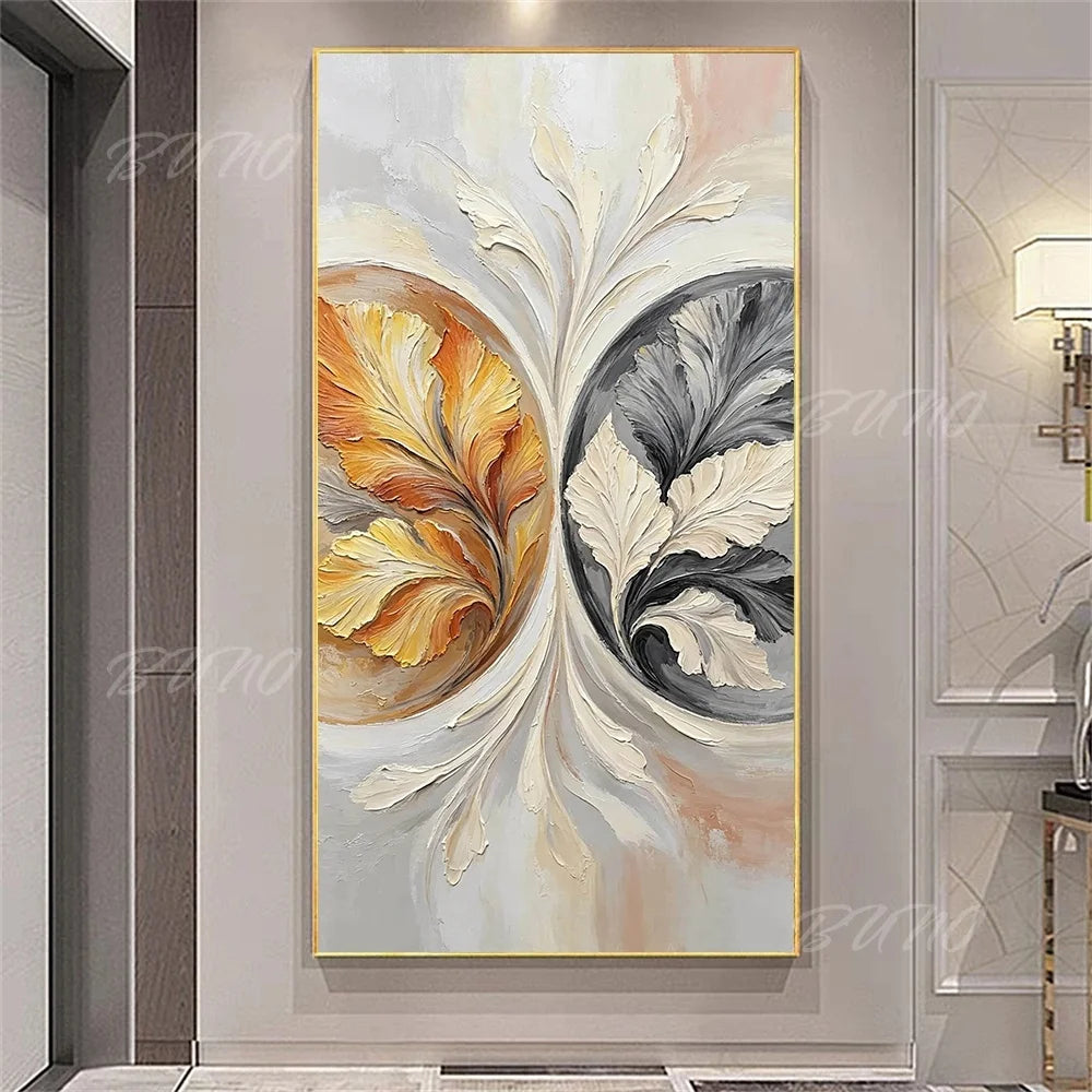 Luxury Gold Floral Painting