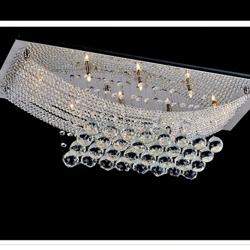 K9 Crystal Rectangular Chandelier
