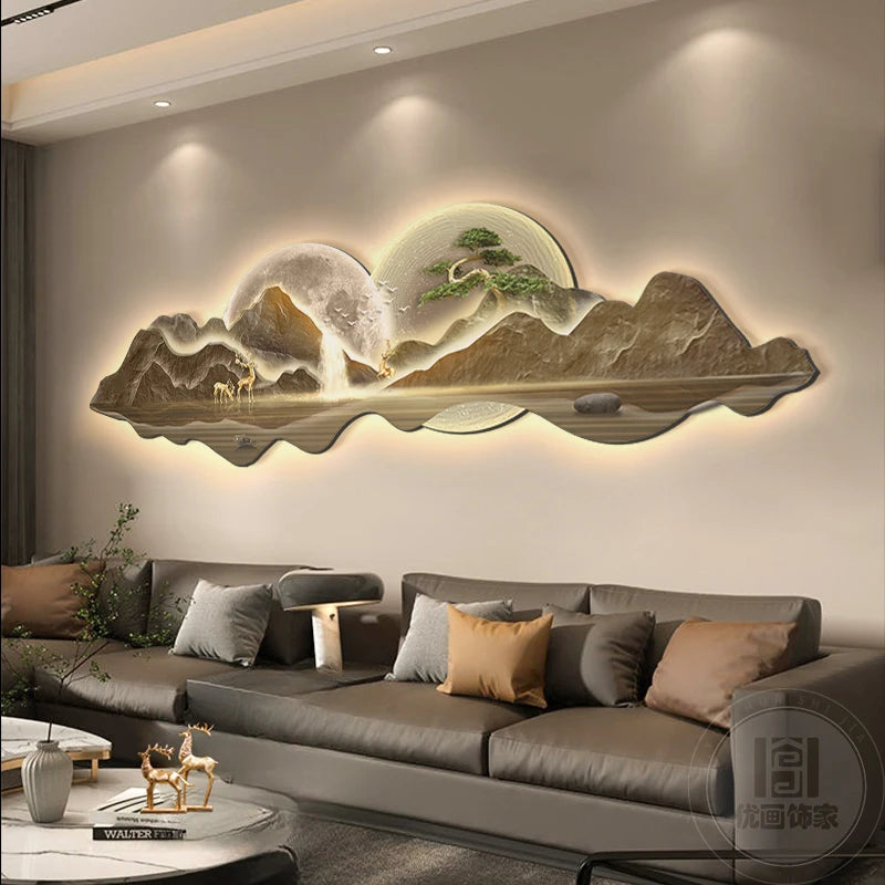 New Chinese 3D Wall Panel