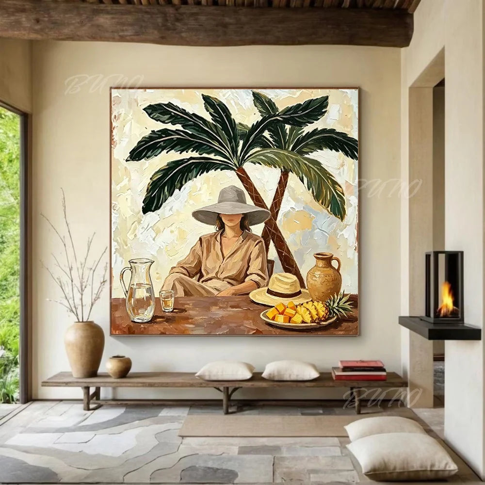 Modern Lady Figure Painting