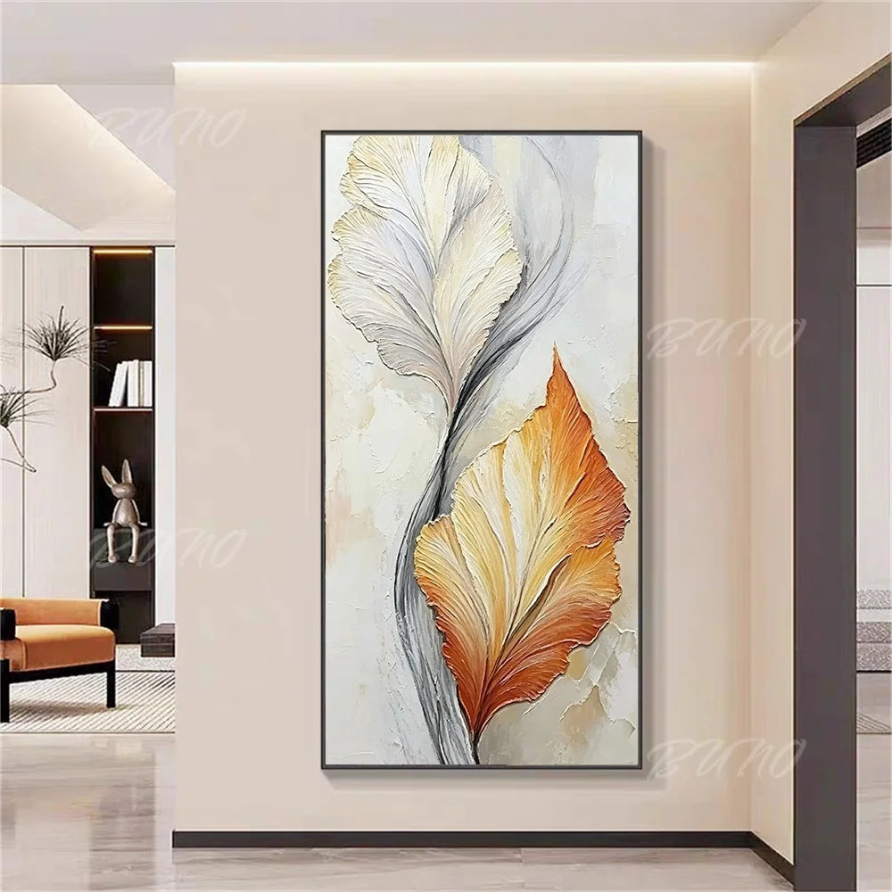 Luxury Gold Floral Painting