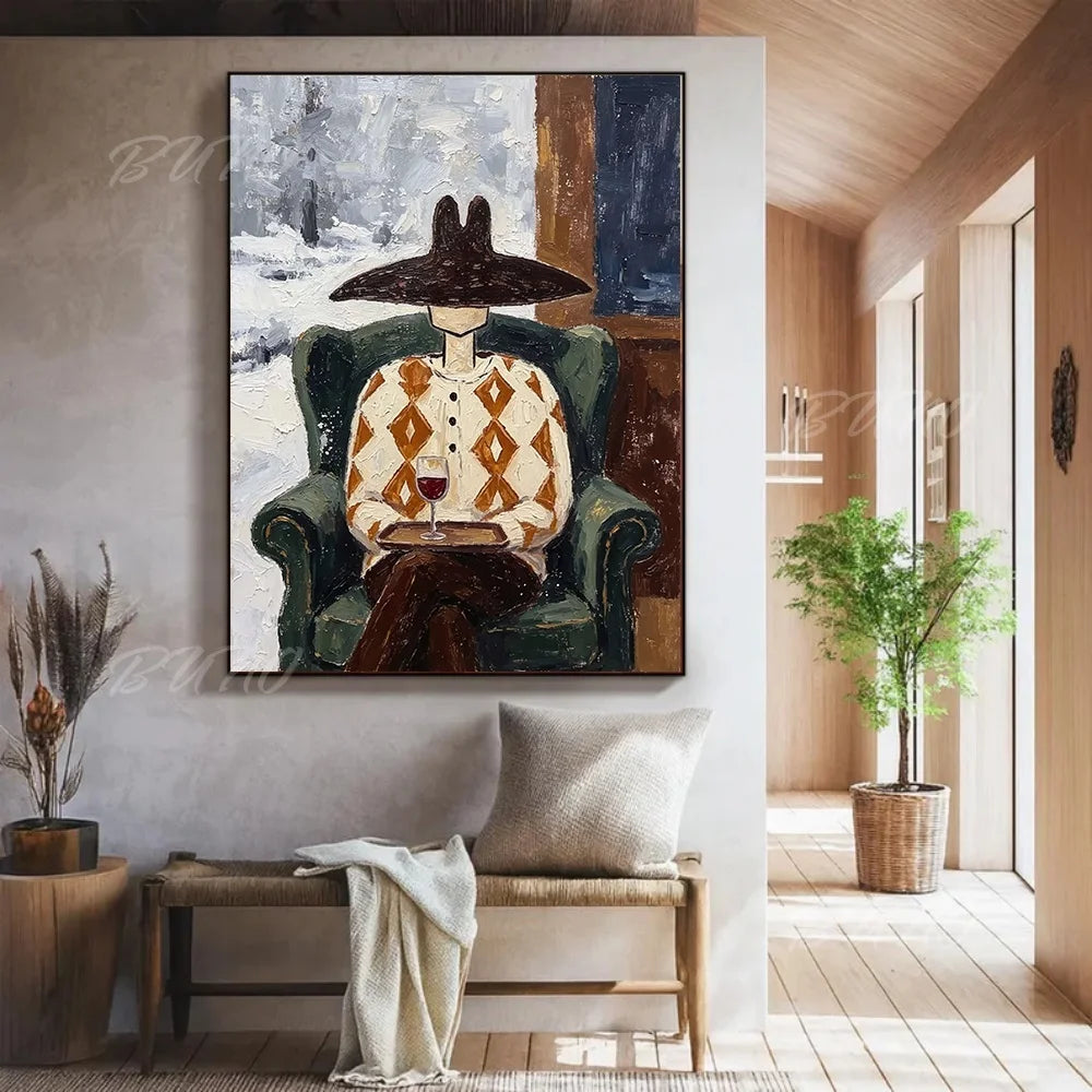 Boho Textured Canvas Art