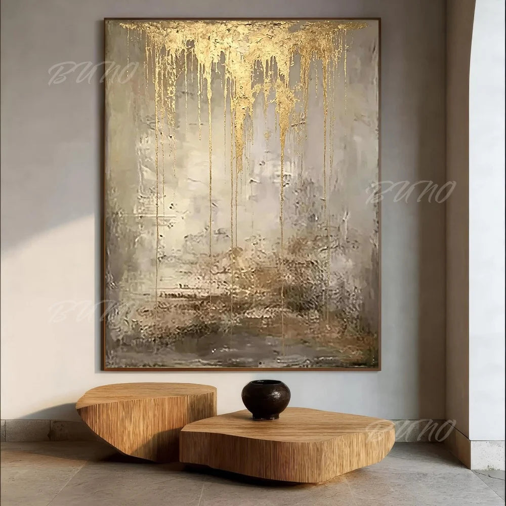 Gold Earth Tone Seascape