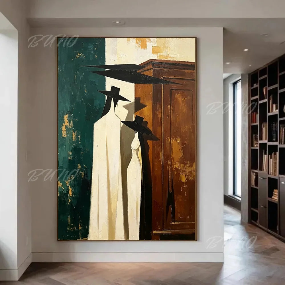 Gothic Woman Oil Painting