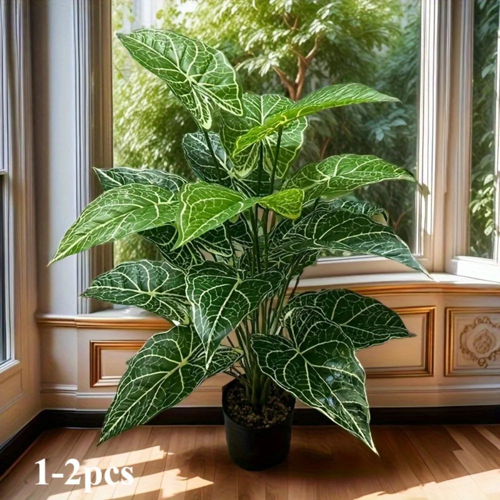 Leaves Artificial Green Fairy Taro