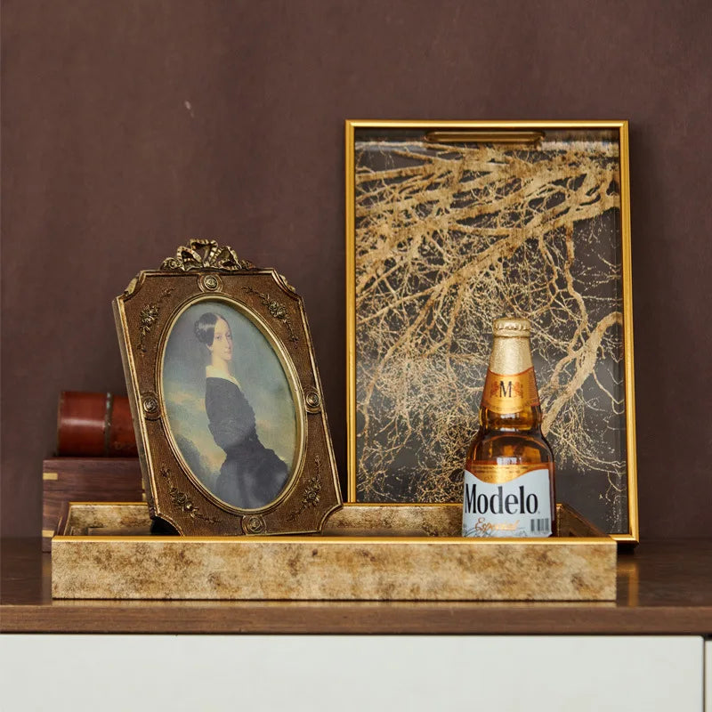 Gilded Branch Tray