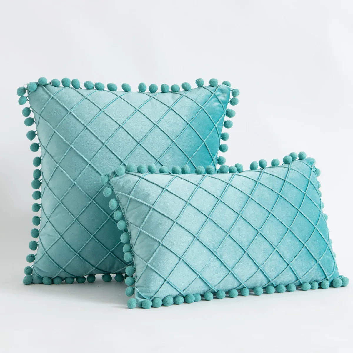 Pompom Textured Cushion Cover