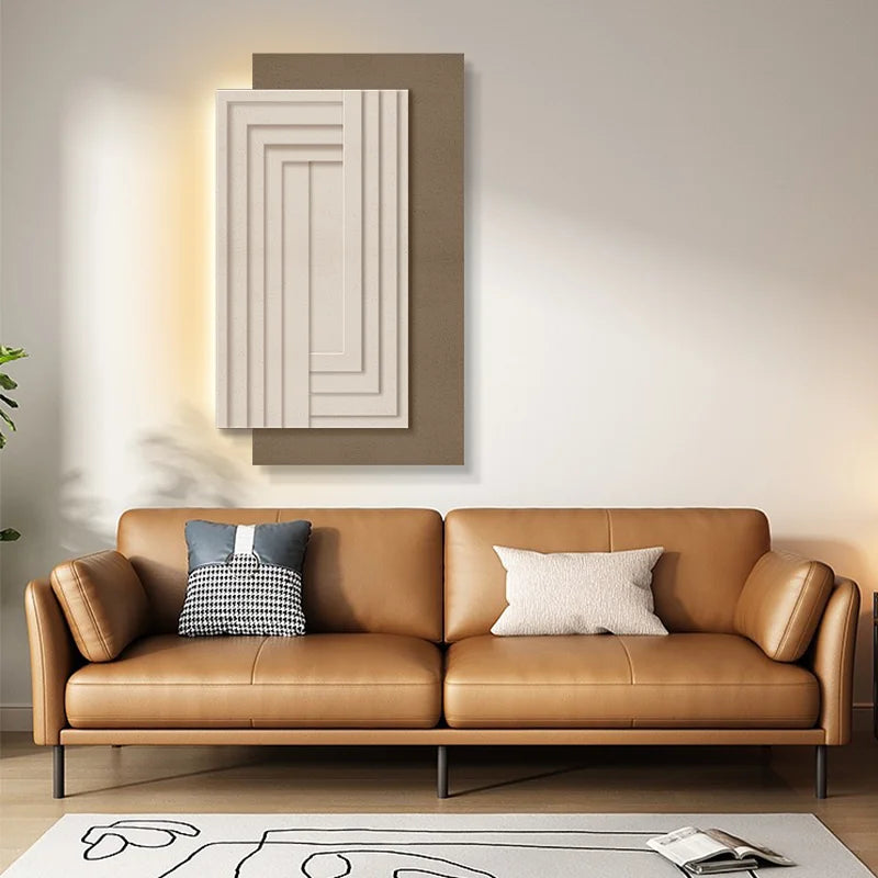 Abstract Porch Mural Light