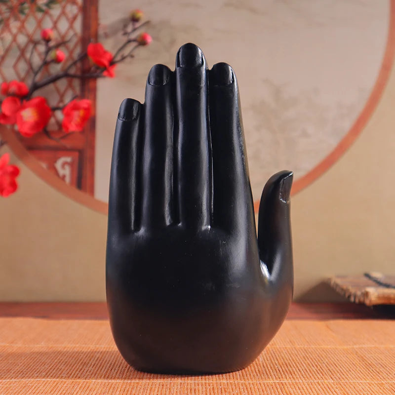 Palm-sized Buddha Sculpture Resin Crafts