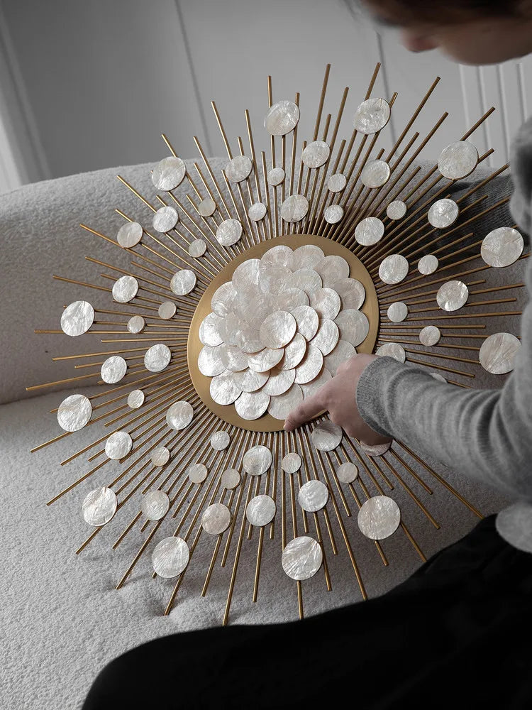 Golden Sun Wall Decor
