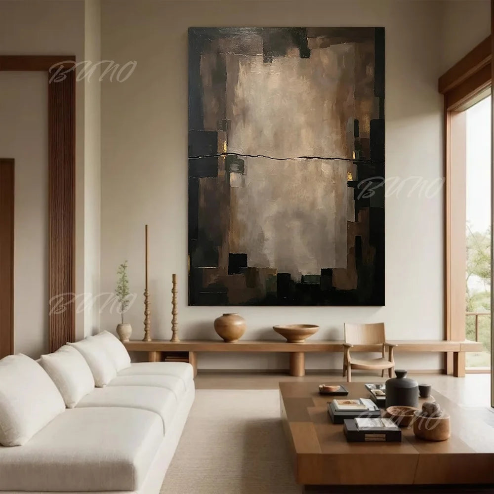 Minimalist Black Canvas Art