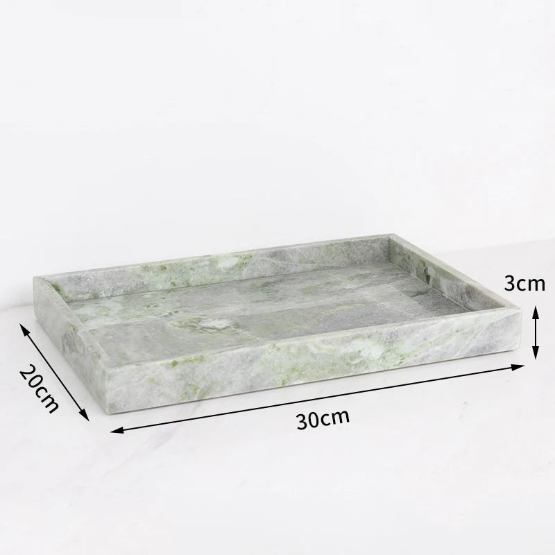 Emerald Green Natural Marble Bathroom Set