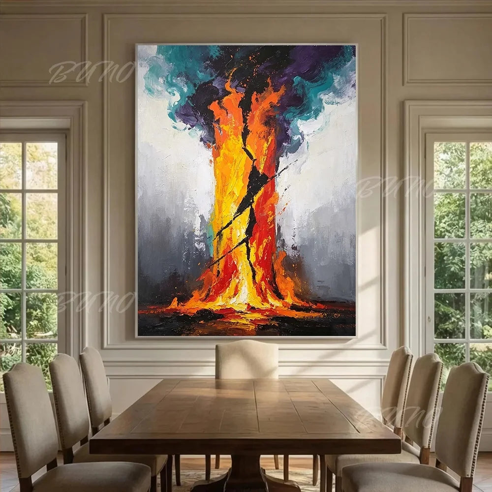 Vibrant Impasto Painting