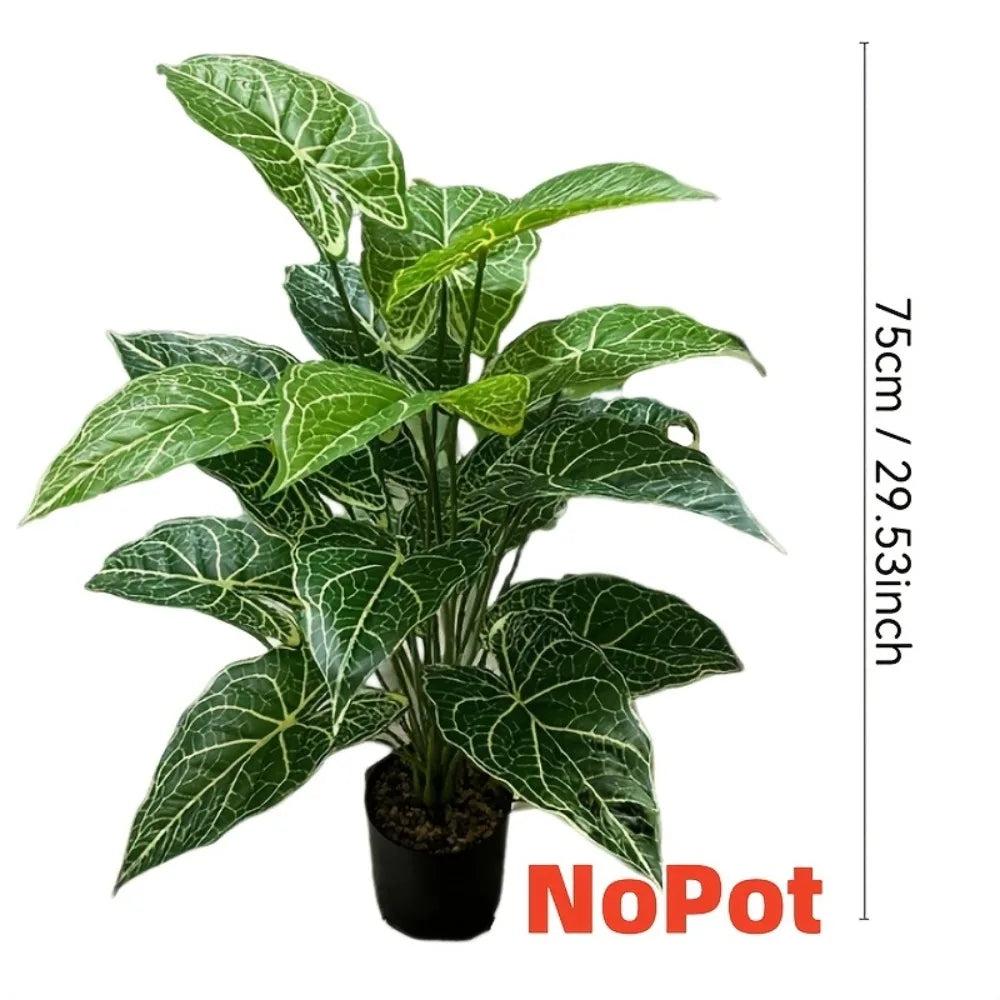 Leaves Artificial Green Fairy Taro
