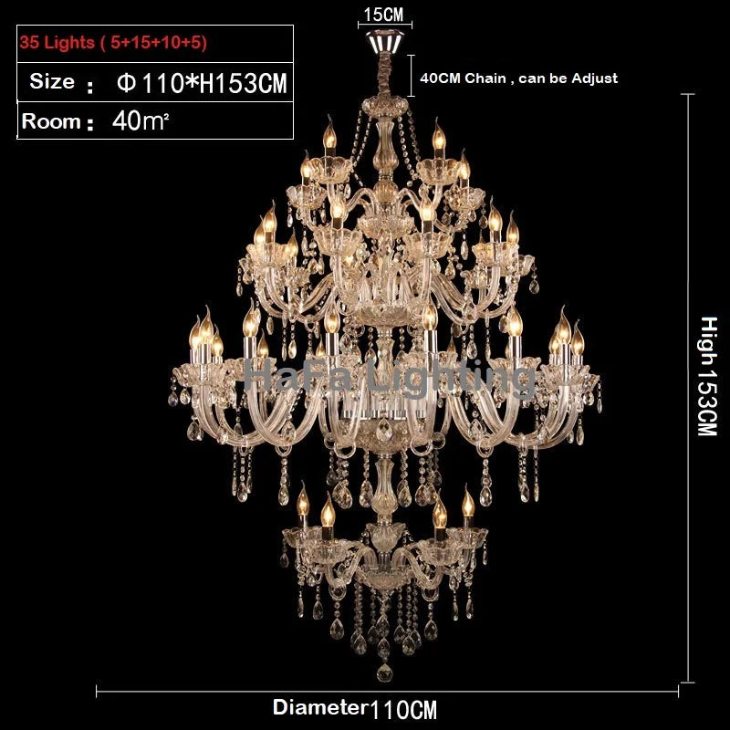 Staircase Tiered Chandelier