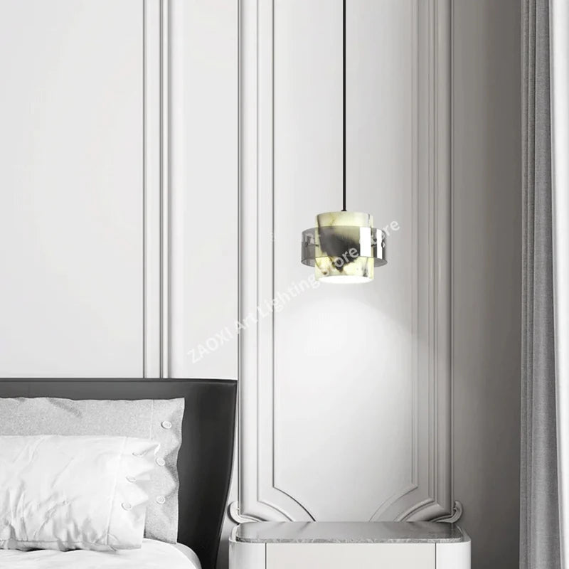 Marble Pendant Lamp Natural Stone