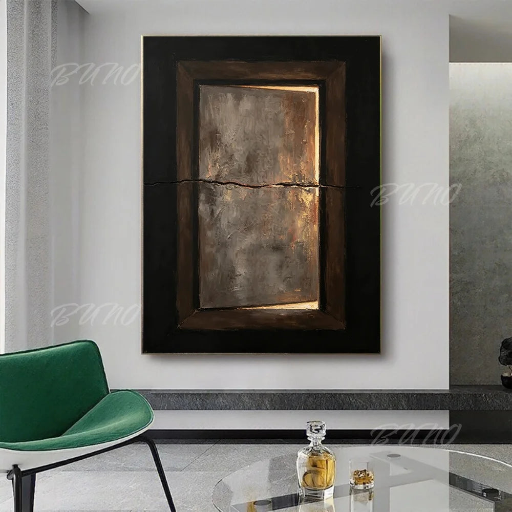 Minimalist Black Canvas Art