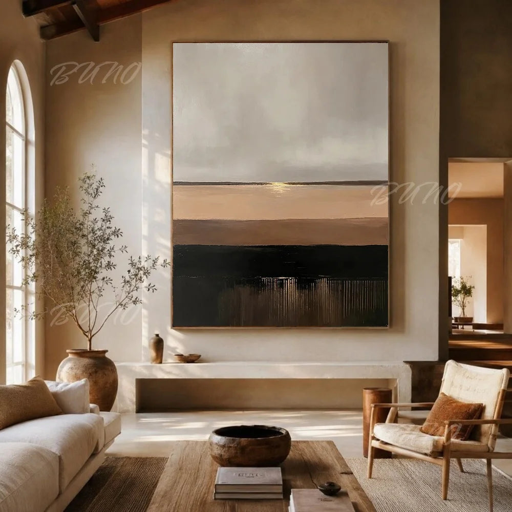 Misty Autumn Landscape Art