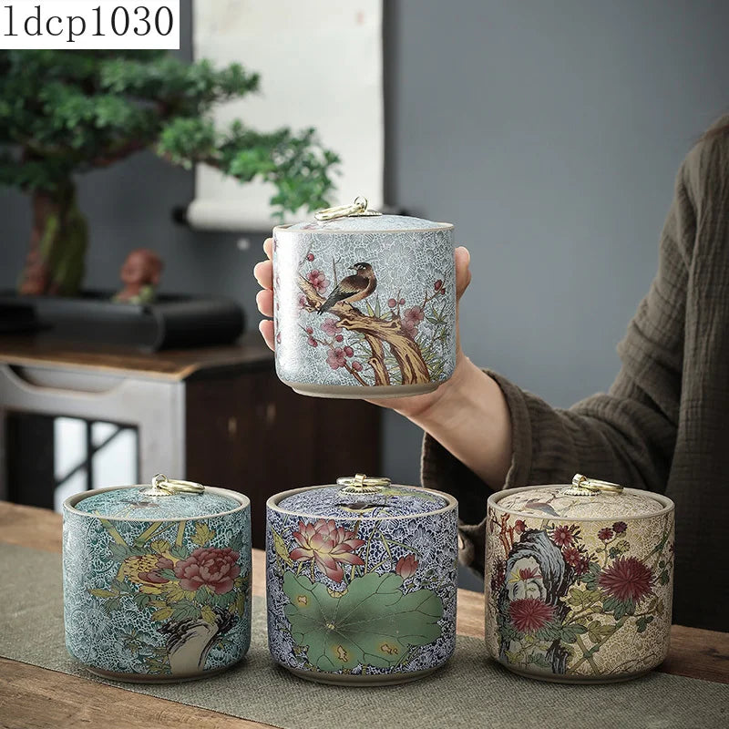 Ceramic Sealed Tea Jar