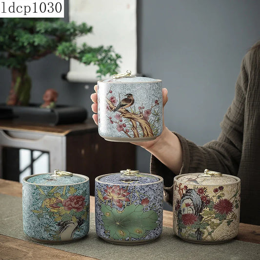 Ceramic Sealed Tea Jar