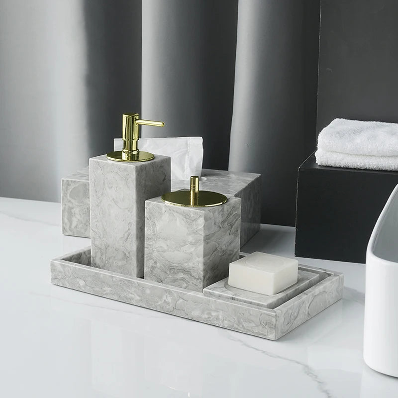 Pitaya Flower Natural Marble Bathroom