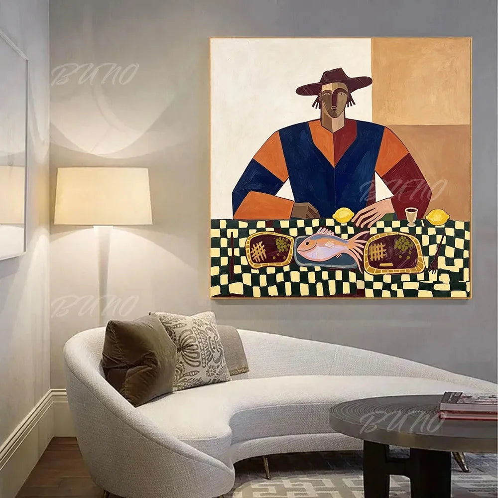 Mediterranean Figures Art
