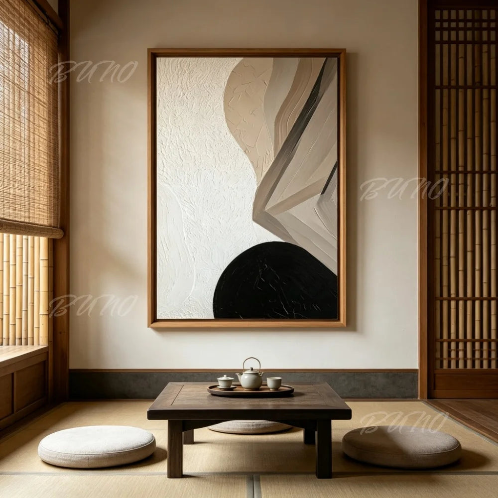 Wabi Sabi Textured Earth Art
