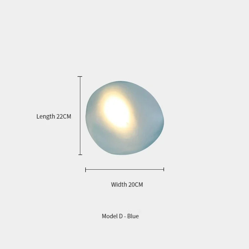 Nordic Designer Wall Lamp Pebble