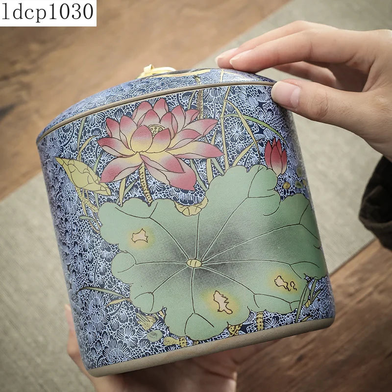 Ceramic Sealed Tea Jar