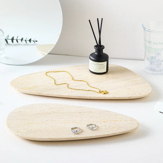 Irregular Shape Natural Marble Tray