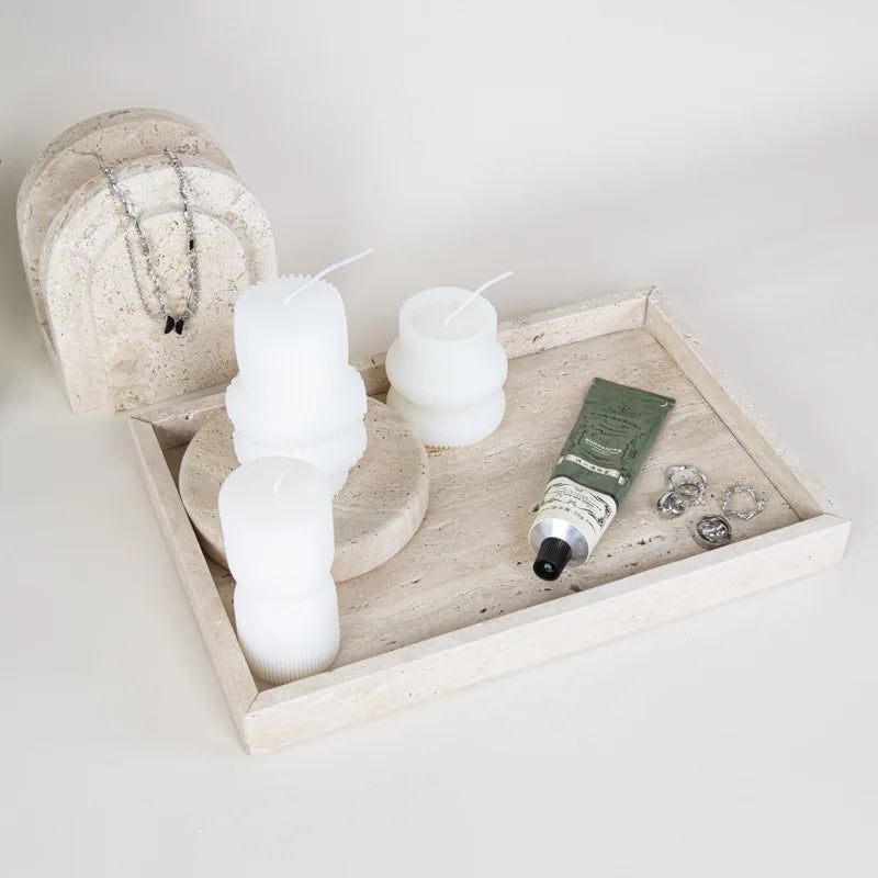 Square Marble Jewellery Tray
