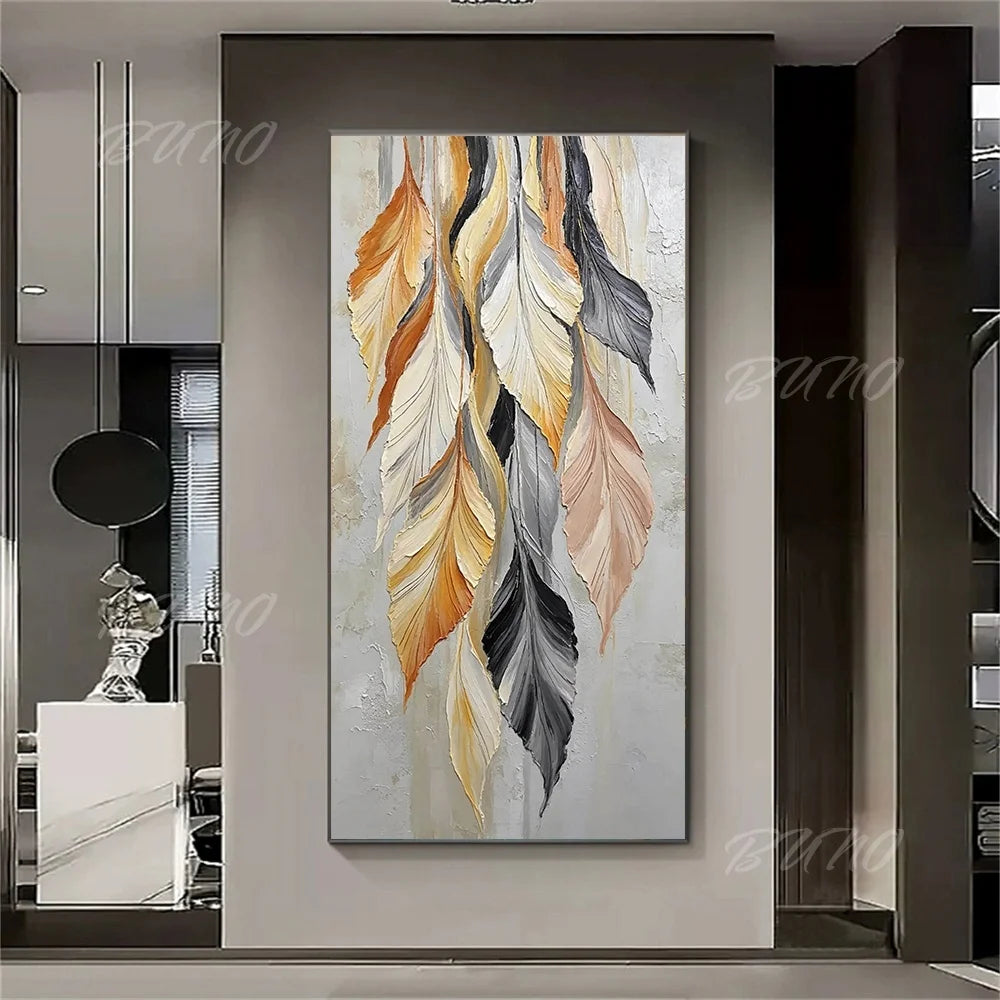 Luxury Gold Floral Painting