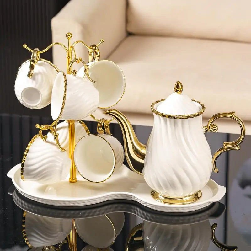 Coffee Cup and Tray Set