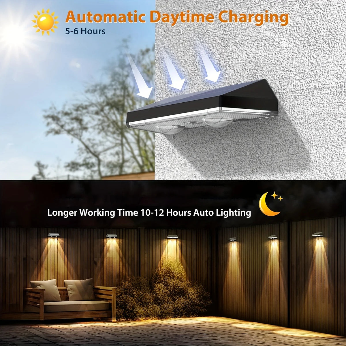 Pack Solar Fence Lights Multi