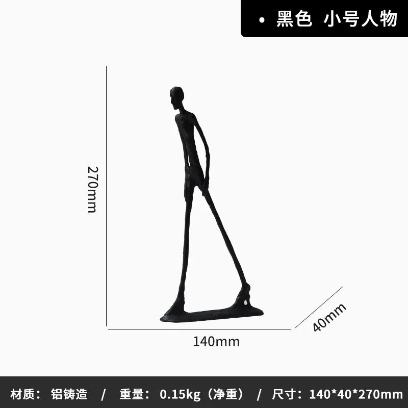 Cast Iron Figure Sculpture