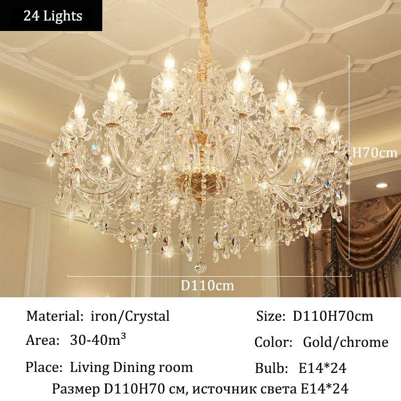Villa Crystal Pendant Light