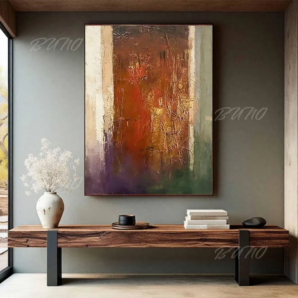 Modern City Textured Art