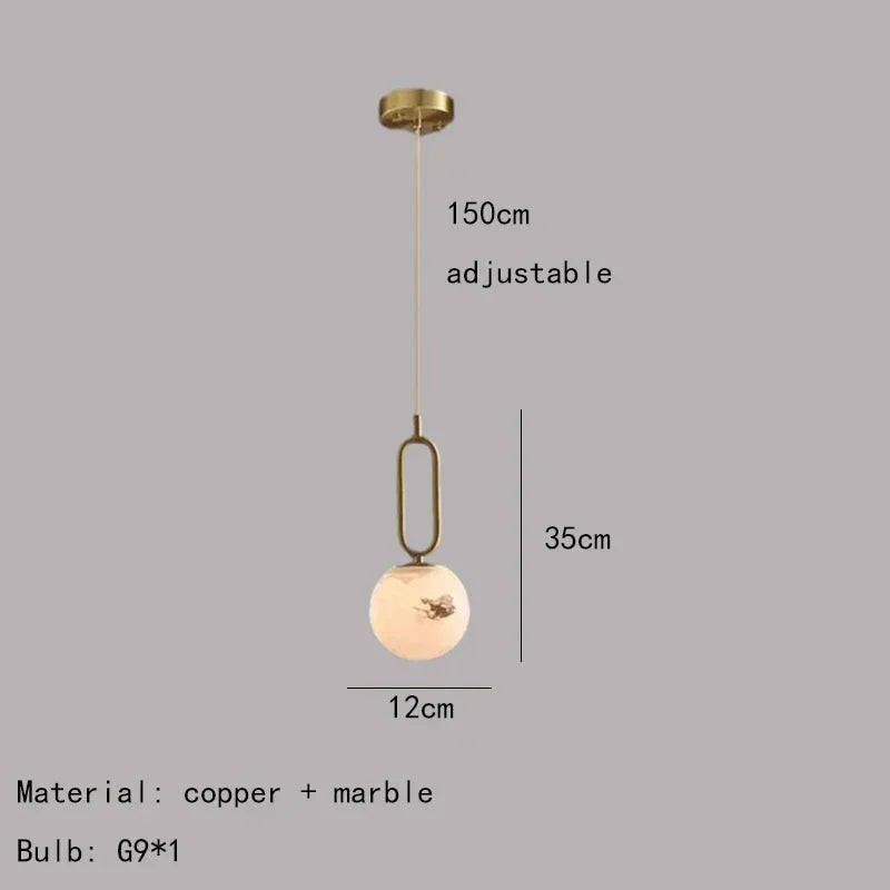 Modern Marble Pendant Light Spanish
