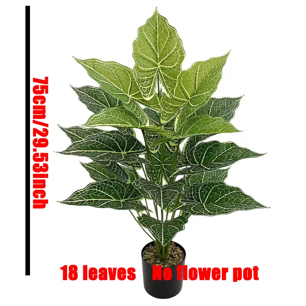 Leaves Artificial Green Fairy Taro