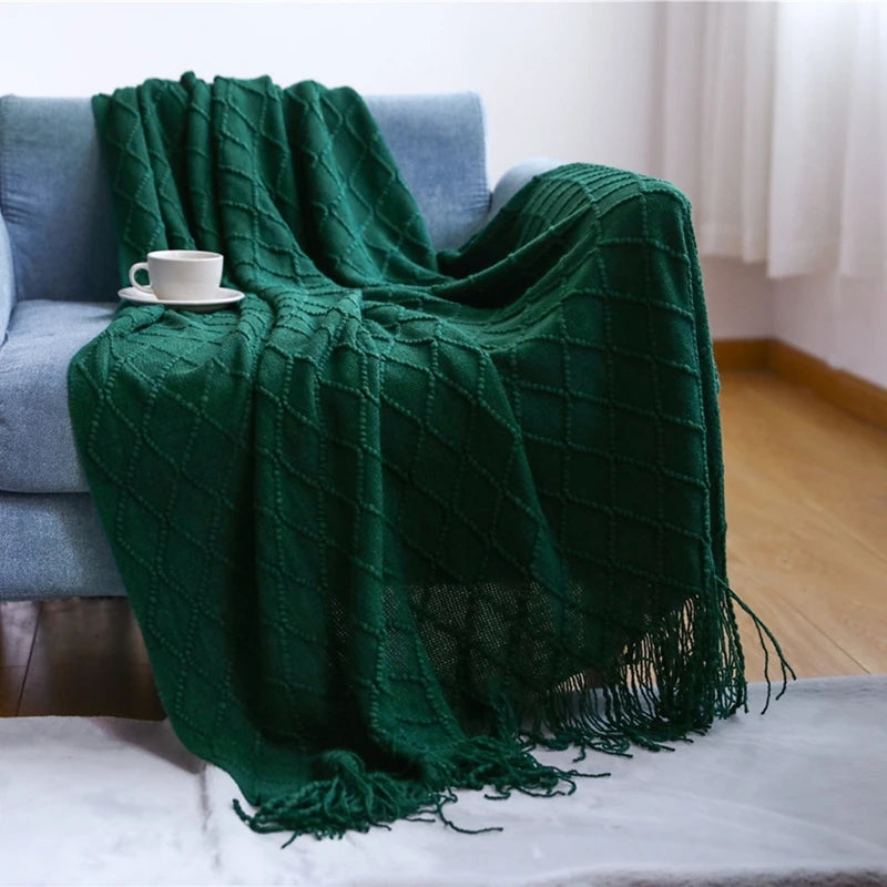 Oversized Knit Throw